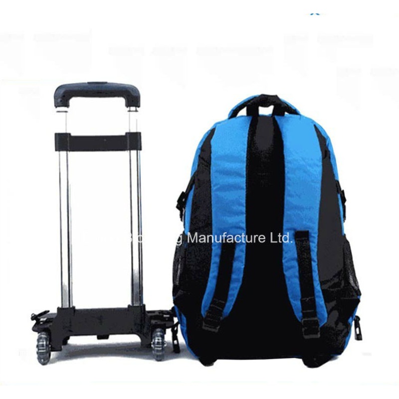 Distributor Leisure Waterproof Nylon Rolling Backpack Trolley School Bag Backpack – Trolley Backpack and School Backpack price