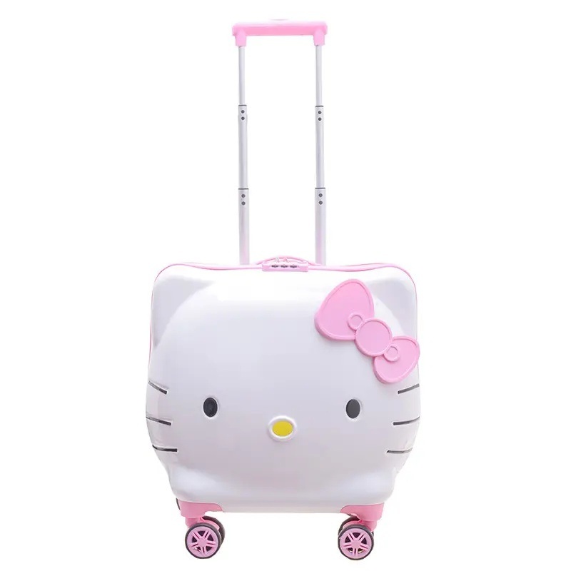 Dynamic New Girl Waterproof Universal Wheel Trolley Cartoon Line Travel Portable Boarding Kids Suitcase Fun Animal Designs for Little Explorers – Kids Suitcase and Trolley Kids Suitcase price