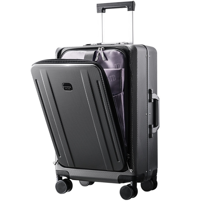 Quality PC 2024 Inch Wheeled Trolley Luggage Business Leisure Travel Aluminium Frame Draw-Bar Boarding Suitcase Bag Box Case (CY0052) – Trolley Bag and Wheeled Travel Bag price