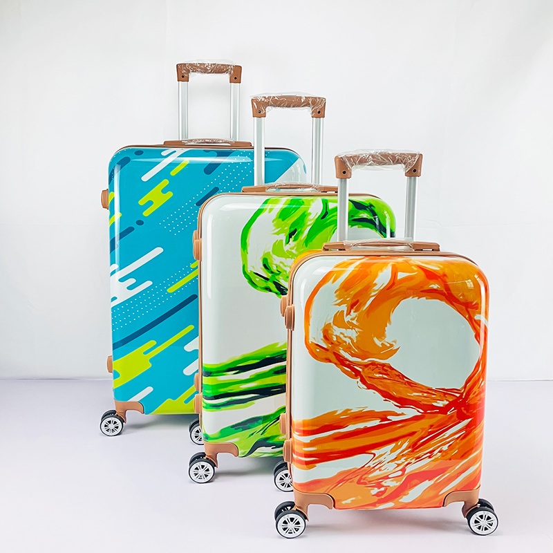 Stylish Extra Large Gradient Color Hard Shell Trolley Suitcase – Waterproof Luggage and Gradient Color Luggage price