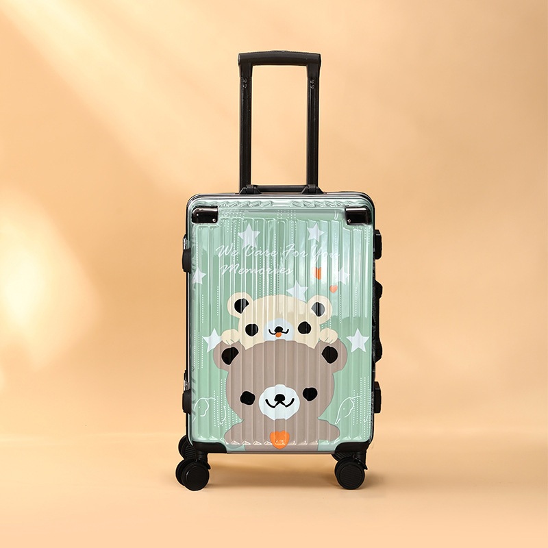 Travel Aluminum Frame PC Luggage Set Trolley Suitcase with Student – PC Luggage and Trolley Suitcase price