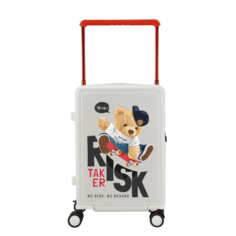 Wide Trolley Bar PC Lugggae Customized Pattern New Design Trolley Travel Suitcase – PC Material Trolley Case and 20/24 Inch Trolley Case price