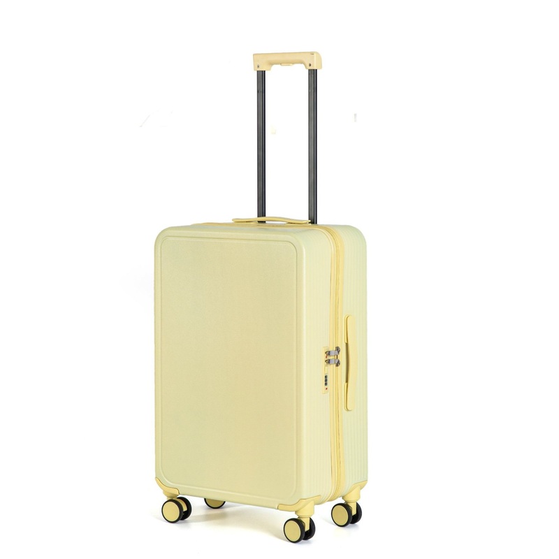Yellow Customizable PC Trolley Travel Unisex Luggage Set – Custom Designed PC Luggage and Lightweight Business PC Trolley Suitcase price
