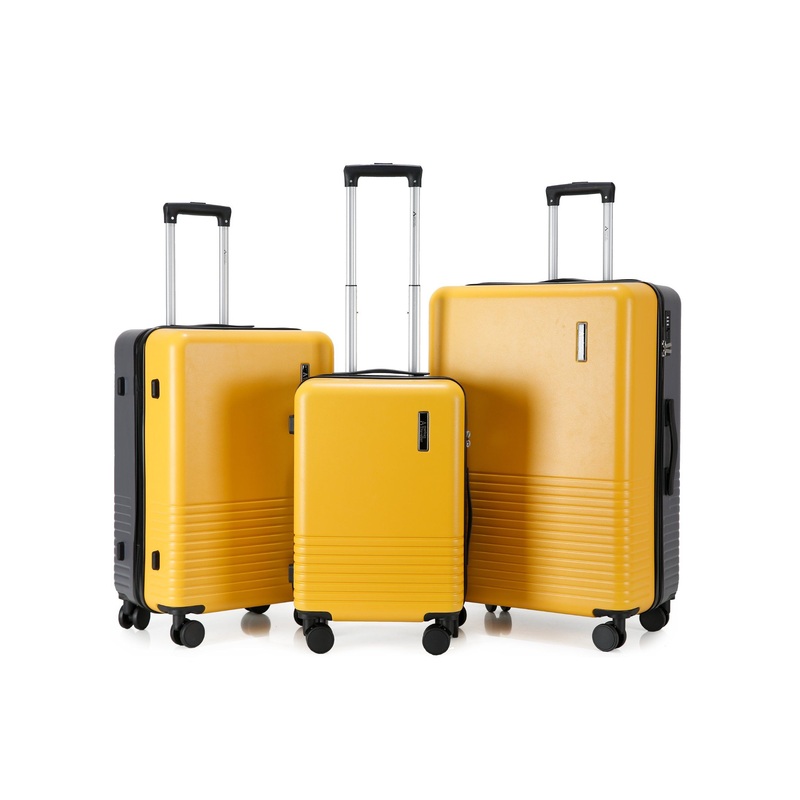 ABS Material Cheaper TPU Silence Wheels Customize Travel Suitcase Luggage Hot Sale Business Arrange Sample 3PCS Set Carry on – High Quality and Cabin Suitcase price