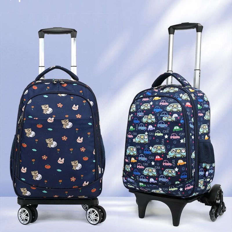 Children Lightweight School Bag Backpack on Wheels Detachable Trolley School Bags – Trolley Bag and Trolley Schoolbag price