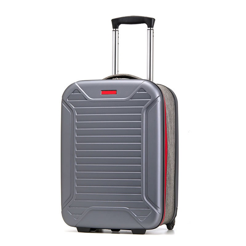 Collapsible Suitcase 4-Wheel Spinner Luggage Folding Rolling Luggage Waterproof PC Carry-on Bags – Other Luggage and ABS Luggage Trolley Suitcase price