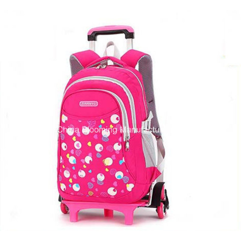 Distributor Girl School Backpack Trolley School Bag Bookbag – Trolley School Bag and Trolley Backpack price