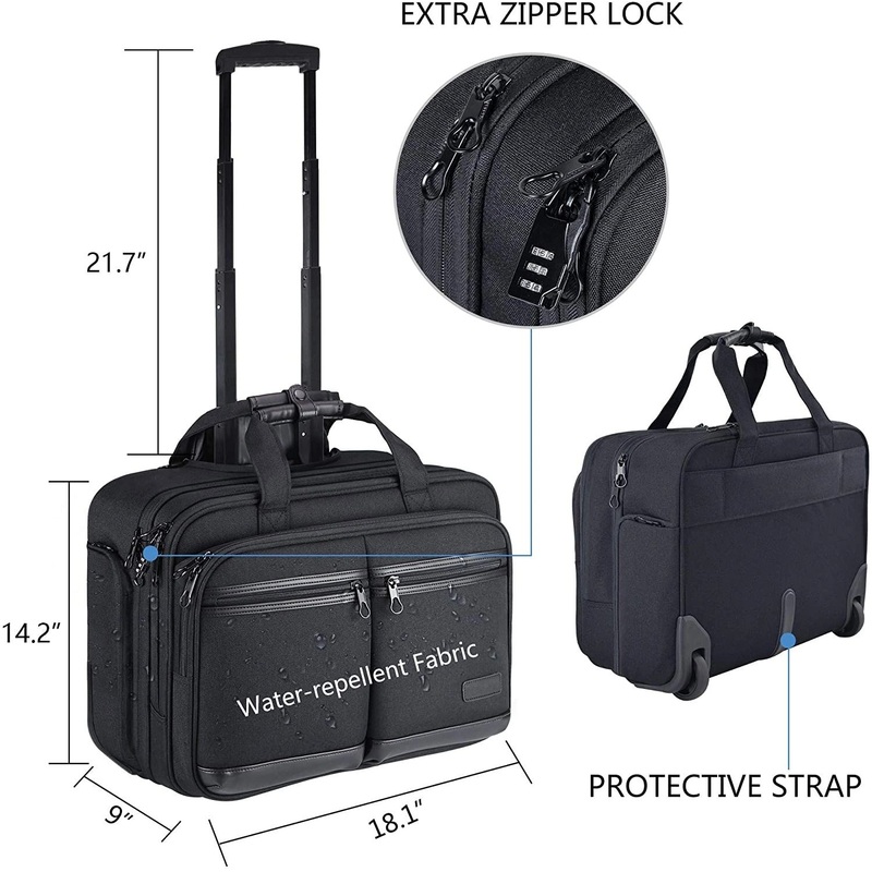 Fashion Leisure Promotional Luggage Travel Computer Business Trolley Bag – Trolley Backpack and Bolso price