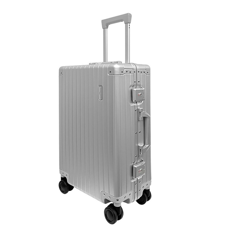 Fully Aluminum Hardshell Wheeled Trolley Luggage Business Travel Draw-Bar Boarding Suitcase Box Case – Trolley Case and Business Travel Case price