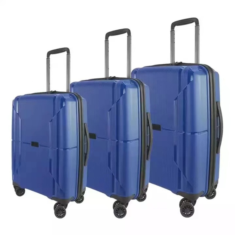 Three Piece Set of Customized PP Travel Case for Foreign Trade, Large Capacity Student Pull Rod Suitcase Luggage – Suitcase Set and Luggage Set price