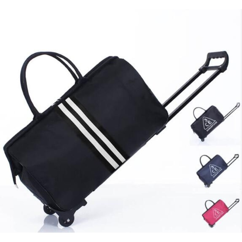 V260 Fashion Brand Design Foldable Waterproof Duffel Travel Trolley Bag Luggage for Men and Women – Trolley Bag and Luggage Bag price