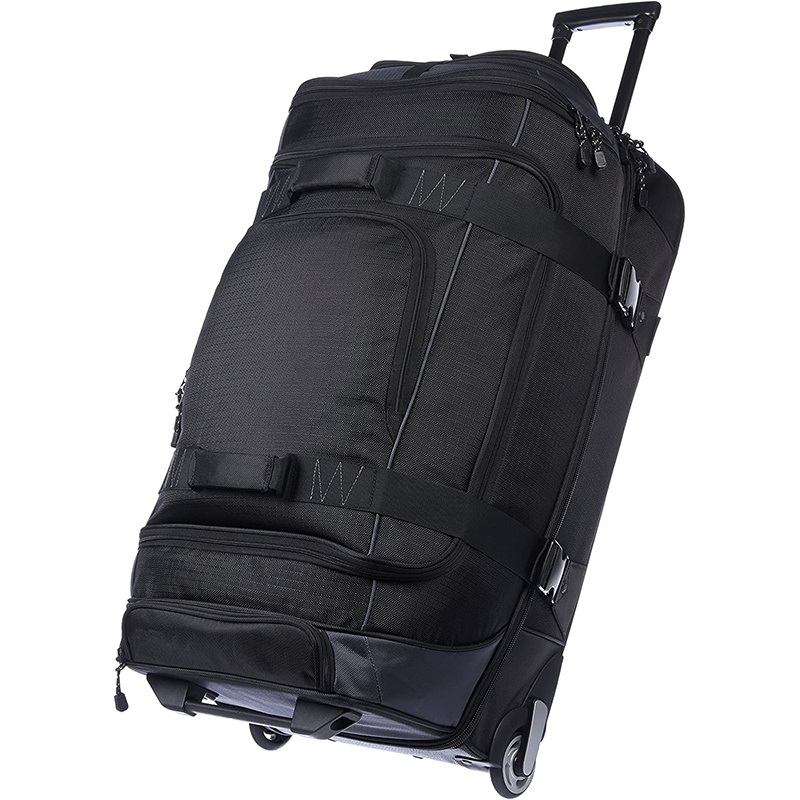 Wholesale Custom Oversized Tear-Proof Black Rolling Travel Suitcase with Wheels – Trolley Bag and Luggage Bag price