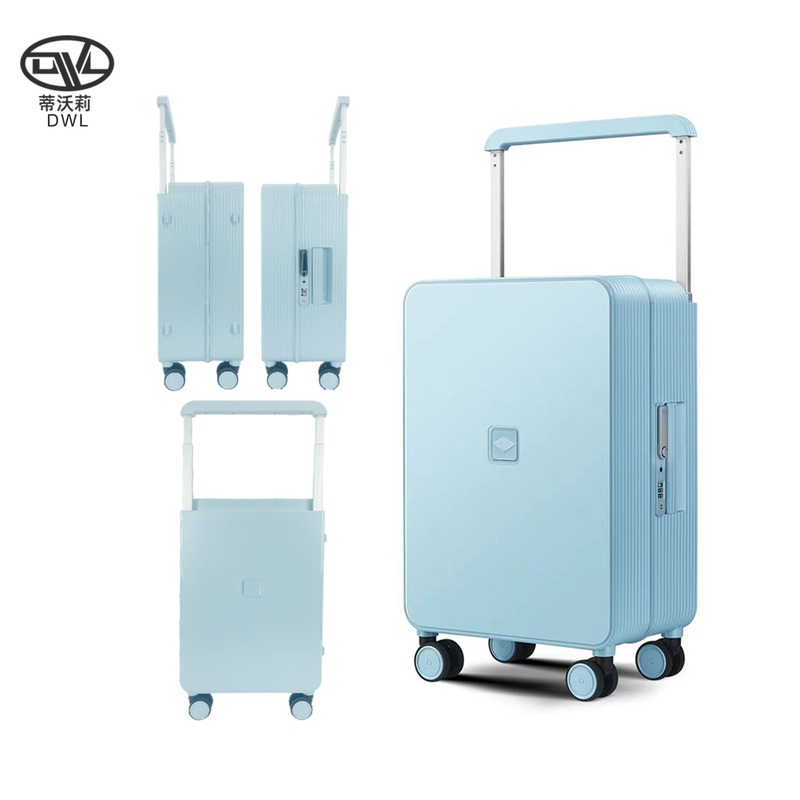 Wide Aluminum Frame Suitcase Trolley PC Material Boarding Luggage – Polycarbonate Luggage and Cargo Luggage price
