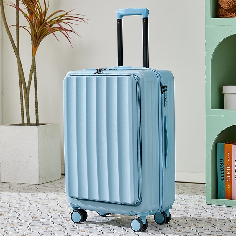ABS Front Open USB Charager, Cup Holder Luggage Set Tsa Lock Expandable – Front Open Trolley Luggage and ABS PC Cup Holder price