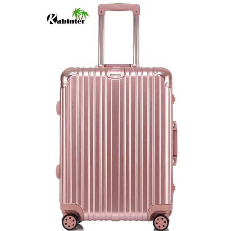 Aluminum Frame Travel Cases Trolley Luggage with ABS+PC Fashionable Luggage Set – Hard Caceses and Aluminum Frame Luggage price