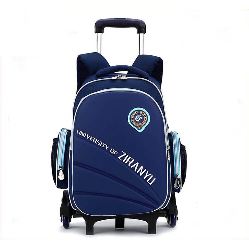 Distributor Factory Wholesale Boy Child Kids Trolley School Bag with Wheels – Trolley School Bag and Kids School Bag price