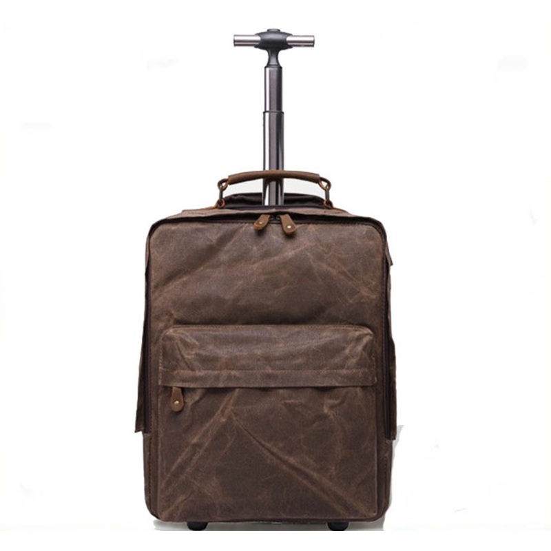 Distributor Mens Multifunction Luggage Waterproof Canvas Backpack Laptop Bussiness Trolley Bags – Trolley Bags and Bussiness Trolley Bags price