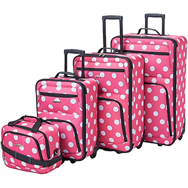 Fashion Madam Suitcase Ultralight Cheap 4PCS Trolley Cloth Luggage Set – Luggage Set and Cloth Luggage Set price
