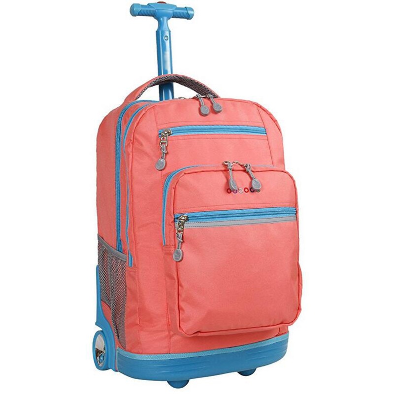 Fashion Student Carry on Luggage Wheeled Trolley Backpack – Trolley Bag and Wheeled Backpack price
