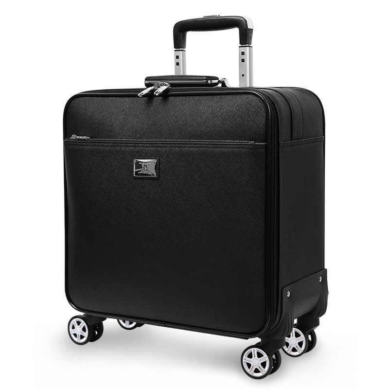 Genuine Top Layer Leather 16 182022Inch Built-in Wheels Trolley Business Travel Storage Luggage Boarding Suitcase Bag Case (CY9915) – Luggage Case and Luggage Bag price