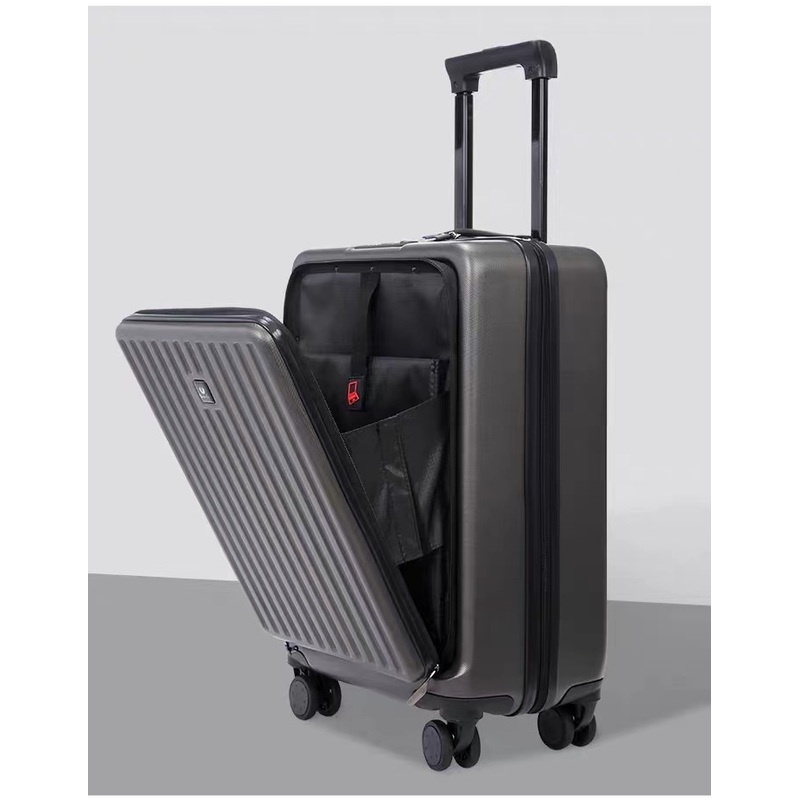 Hot Front Open Luggage Cup Holder, USB Charger ABS Carry on PC Suitcase – Front Open Trolley Luggage and ABS PC Cup Holder price