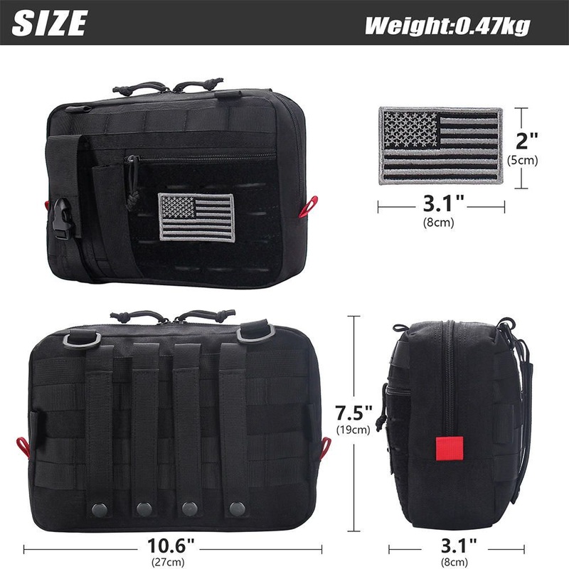 Outdoor Sport 1000d Nylon Tactical Molle Gadget Organizer Admin Waist Pouch Zipper EDC Utility Pouches – Hand Wallets and Hand Wallet price