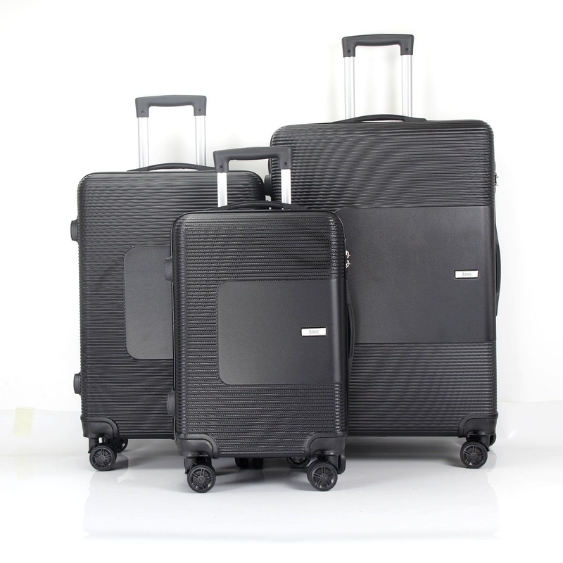Sleek Black Foldable Luggage Perfect for Business Trips ABS Suitcase Luggage Lightweight Suitcase – ABS Suitcase Luggage and Lightweight Suitcase price