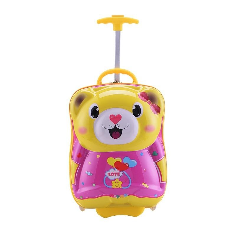 Wholesale 3D Childrens Cartoon Trolley Luggage Bag Baby Suitcase – Trolley Bag and Trolley Schoolbag price