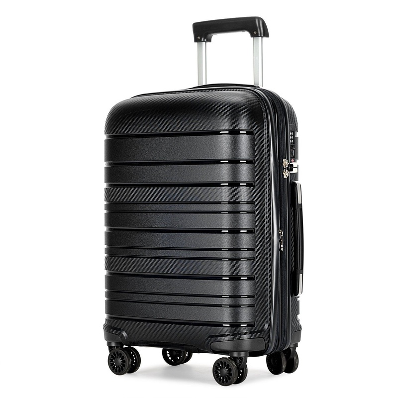 Wholesale Sales of High Quality Carbon Fiber Imitation Surface 20 Inch Luggage Suitcase Zipper Suitcase Travel Luggage – Luggage and 28in Large Luggage Spinner price