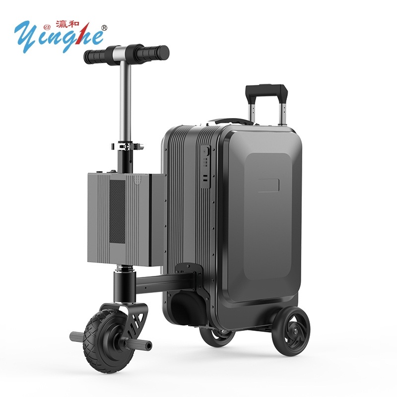 Yinghe Smart Riding 3 Wheels Travel Electric Luggage Carry-on Automatically 20inch Suitcase – Electric Suitcase and Smart Electric Suitcase price