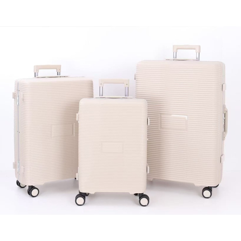 2025 New Arrivals PP Trolley Travel Popular Suitcase High Aluminum Frame Luggage Set – Customized Logo Trolley Luggage and New Arrivals 2025 PP Suitcase price