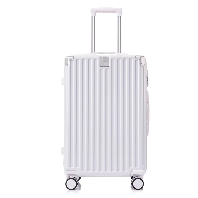 3PCS White Luggage Set Hard Shell PC Material Travel Suitcase with Spinner Wheels Cup Holder – Suitcase and Luggage Set price
