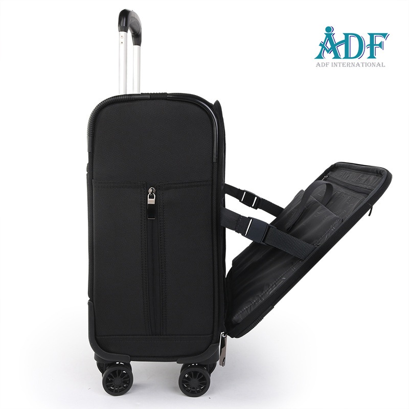 Adf Hotsale Design Cloth Suitcase Zipper Luggage with 360 Degree Wheels – Suitcase and Zipper Luggage price
