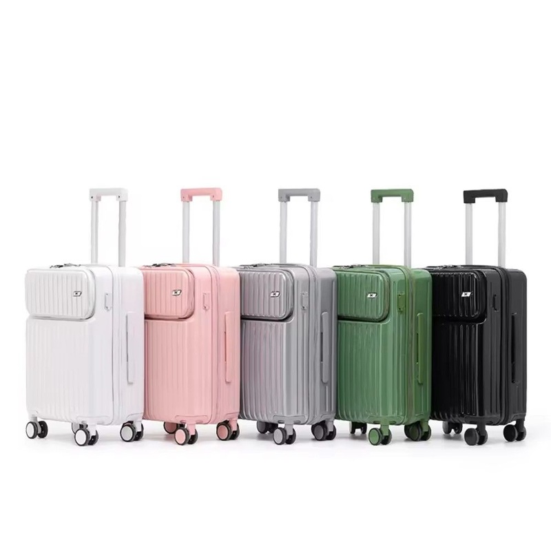 Custom ABS PC Hard Shell 3 PCS Front Open Carry on Koffer Travel Luggage Bag Suitcase Sets – Travel Trolley Bag and Trolley Luggage price