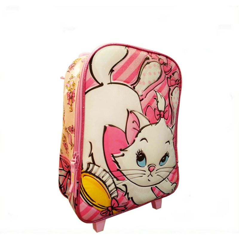 Distributor Animal Pink Children Kids Student Rolling Wheeled Trolley School Bag – Trolley School Bag and Wheeled School Bag price