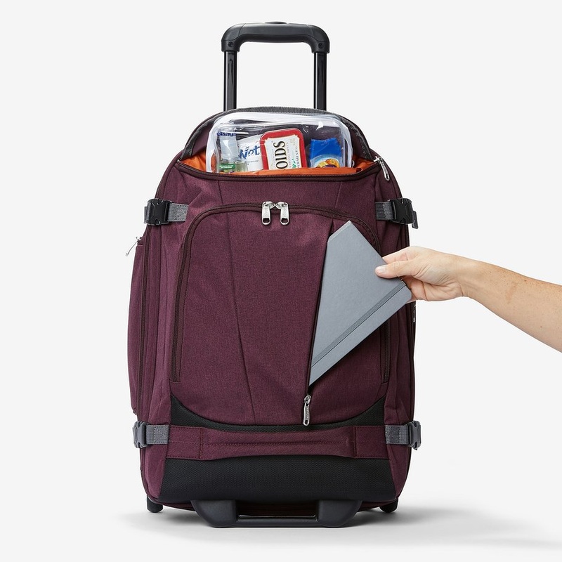 Double Handle Travel Rolling Trolley Backpack – Double Handle Backpack and Rolling Backpack price