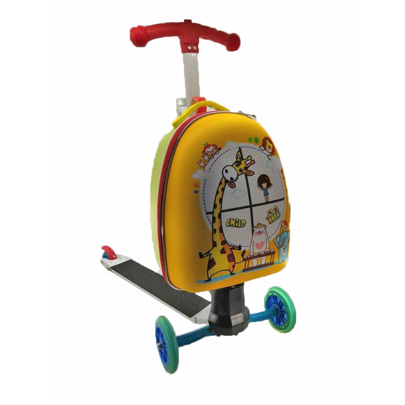 Hard ABS Trolley Luggage Travel Case Scooter – Suitcase Scooter and Flexible Steering price