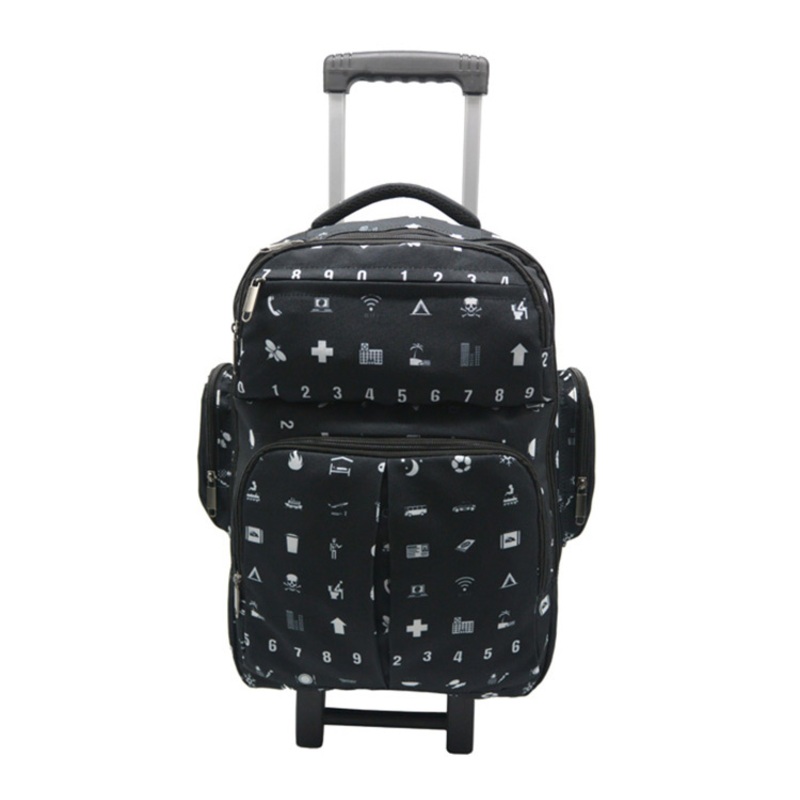 Large Capacity China Hot Products Lightweight Backpack Hand Luggage Bags with 2wheels School Trolley Bag – Trolley Backpack and Bolso price