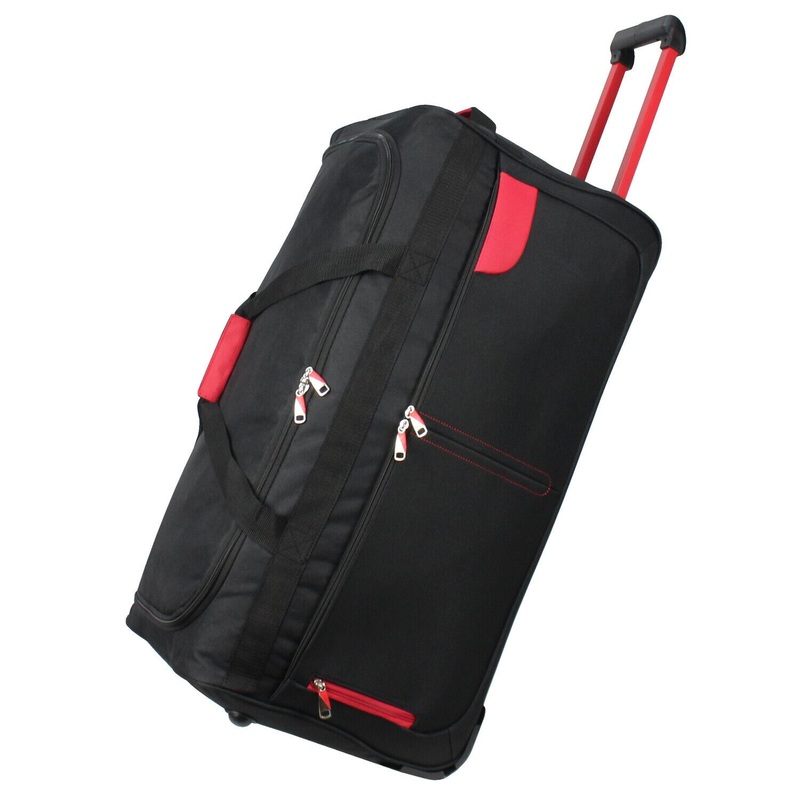 Large Luggage Rolling Holdall Suitcase Wheeled Duffle Bag Cargo Travel Bag with Wheels – Trolley Bag and Travel Duffle Bag price