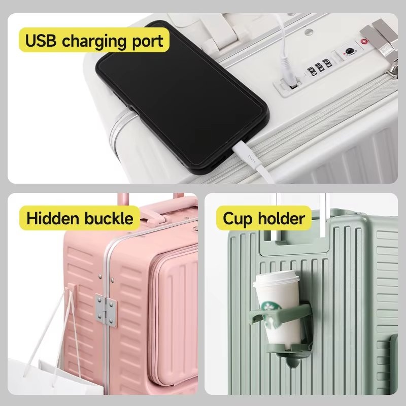 Most Popular Color Internal Frame Premium Vintage Trolley Walk Trip Rolling Suitcase Customized Logo Wholesale – Rolling Suitcase and Premium Suitcase price