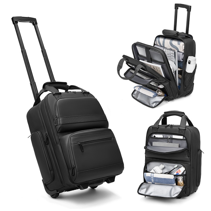 New Design Luggage Backpack with Rolling Wheel Carry on Luggage Backpack for Business Trip Travel Custom Luxury Luggage Backpack – Travel Backpack and Laptop Backpack price