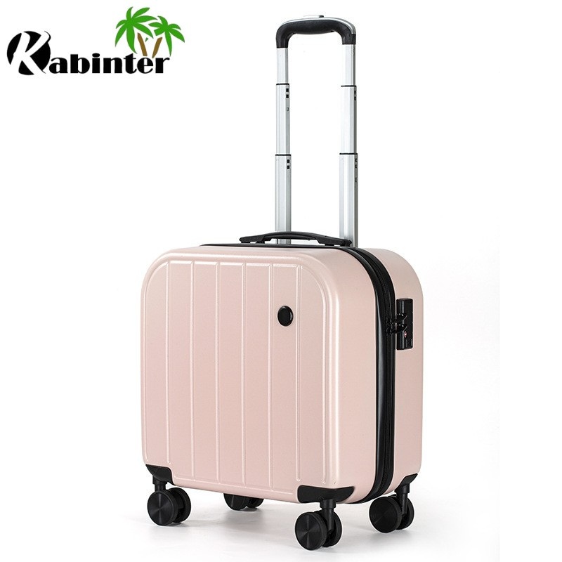 Pink Color Small Trolley Suitcase 16Cabin Trolley Luggage Bag with Good Quality – 16Travel Luggage and Trolley Luggage price