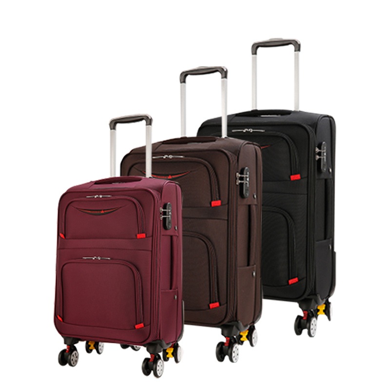 Travelling Bags Luggage Trolley Set Oxford Cloth Soft Fabric Suitcase – Soft Fabric Suitcase and Oxford Cloth Suitcase price