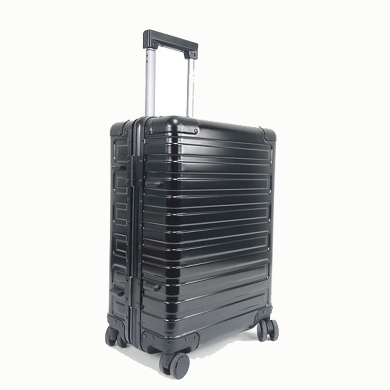 Best Solid Classic Black Color Full Aluminium Alloy Luggage with Tsa Lock – Best Solid Aluminum Luggage and Black Color Luggage price