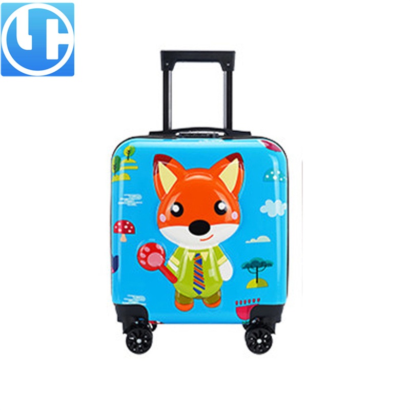 Cartoon Fox Customize Pattern Fashionable Cartoon Suitcase Kids Travel Children Trolley Luggage – Luggage Travel Bags and Trolley Cartoon Suitcase price