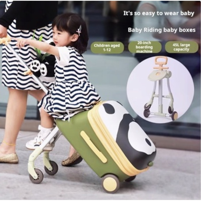 Childrens Trolley Stroller Carry-on Travel Suitcase Luggage – Luggage and Suitcase price
