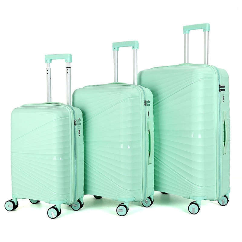 Custom 20 24 28 Inch Trolley PP 4-Wheels Bags Cases Travel Luggage – Trolley Bag and Luggage price