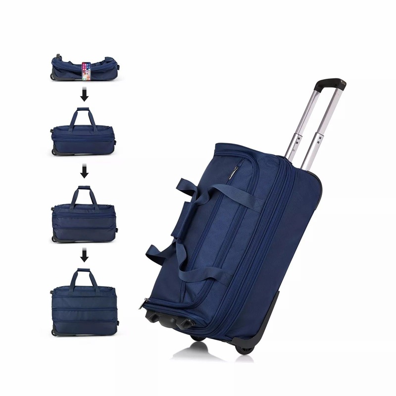Custom 3 and 1 Multifunctional Foldable Wheeled Suitcase Carry on Bag – Rolling Suitcase and Trolley Bag price