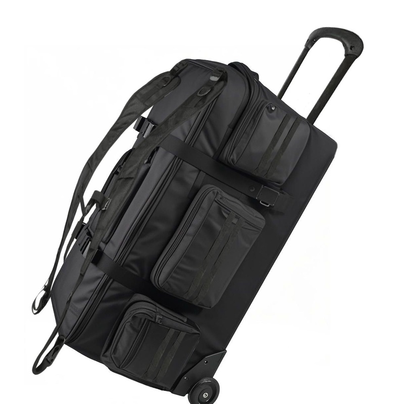 Expand Roller Wheeled Extra Large Travel Black Hunting Tactical Trolley Bag – Tactical Trolley Bag and Large Trolley Tactical Bag price