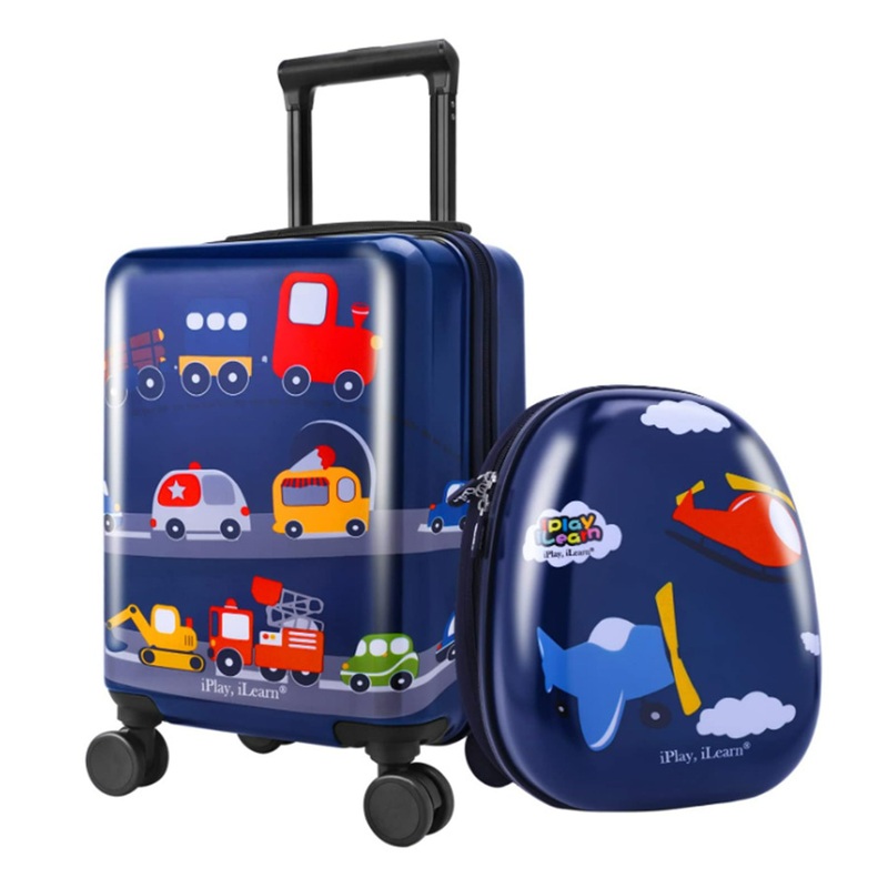 Hard Shell Travel Luggage with Backpack for Boys Toddlers Children – Luggage and Suitcase price